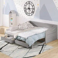 Daybed with Trundle Bed and Storage Drawers