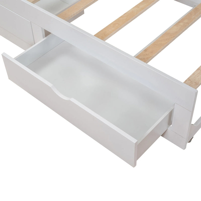 Daybed with Trundle Bed and Storage Drawers