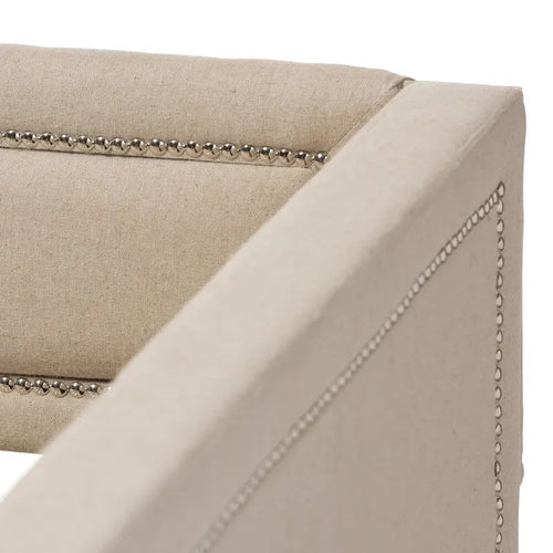 Contemporary Fabric Daybed with Trundle by Baxton Studio