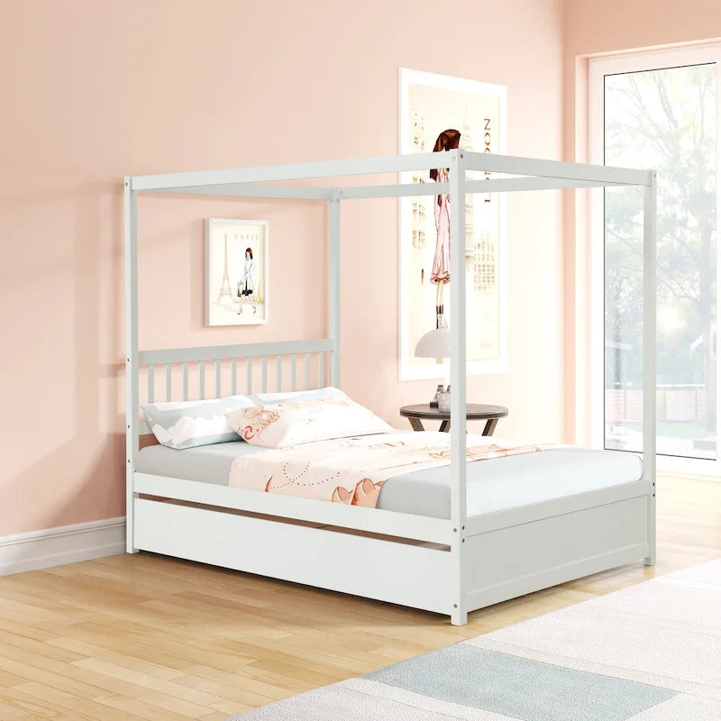 Full bed with twin trundle