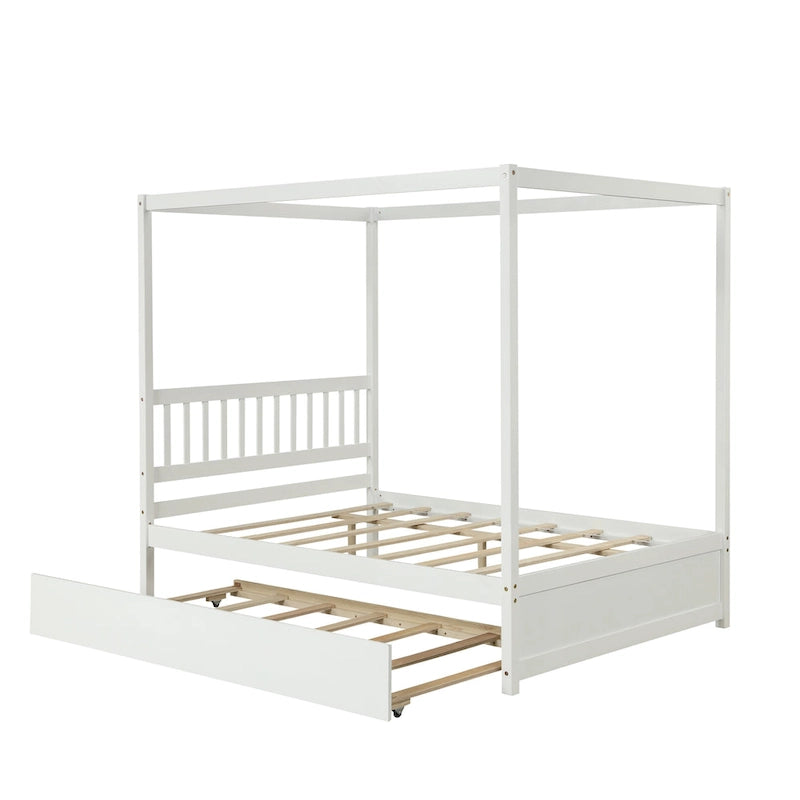 Full bed with twin trundle