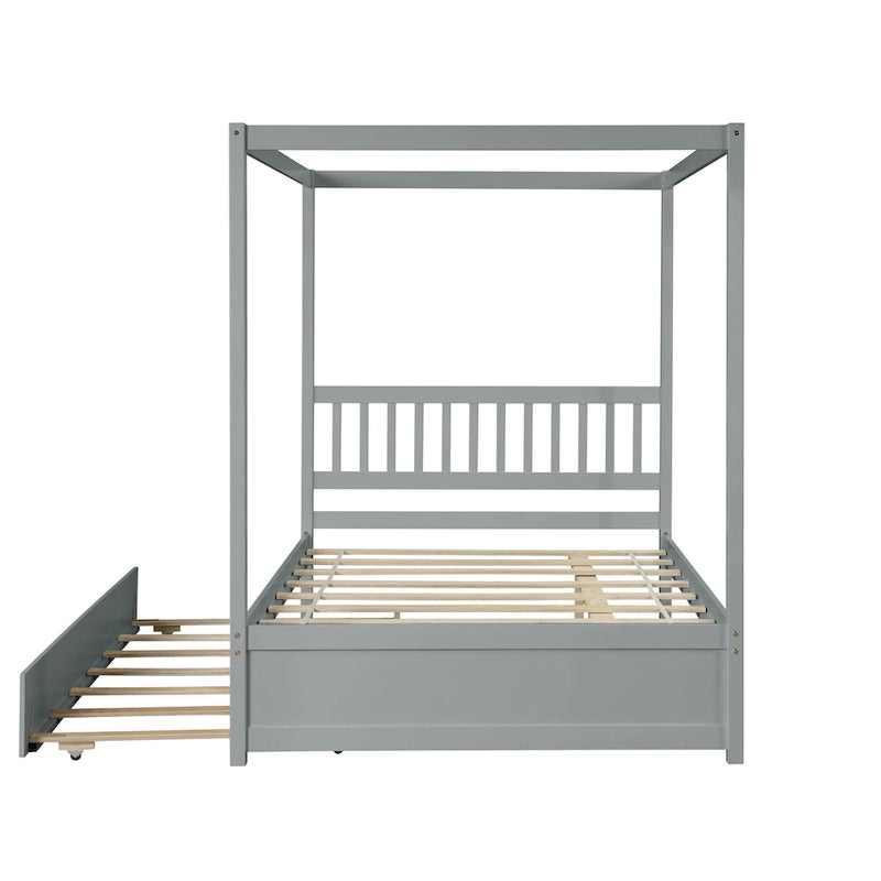 Full bed with twin trundle