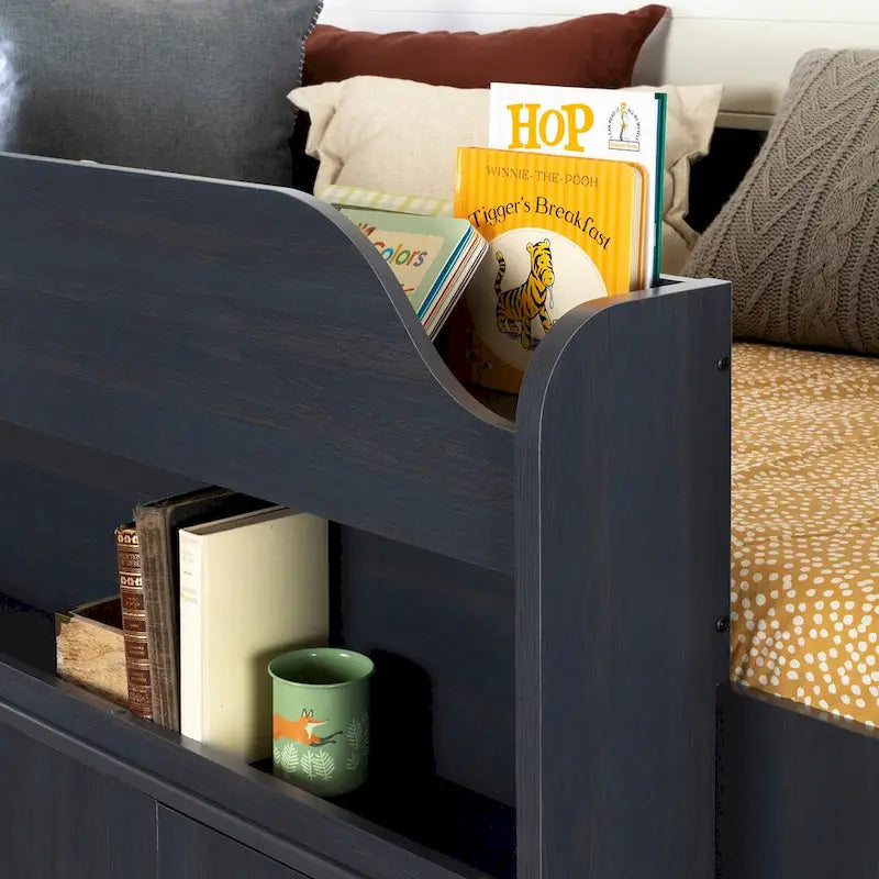 Loft Bed with Desk, Armoire and Storage